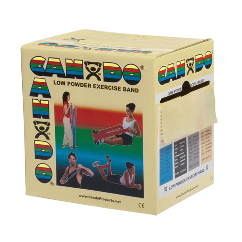 Load image into Gallery viewer, Cando Exercise Band Tan XX-Light 50-Yard Dispenser Box
