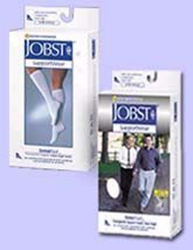 Load image into Gallery viewer, Jobst Sensifoot Over-The-Calf Sock White Medium
