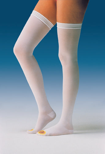 Load image into Gallery viewer, Jobst Anti-Em Knee-Hi Large Regular  Closed Toe  White
