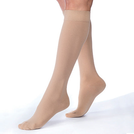 Load image into Gallery viewer, Jobst Relief 15-20 Knee-Hi Beige Large Full Calf C/T

