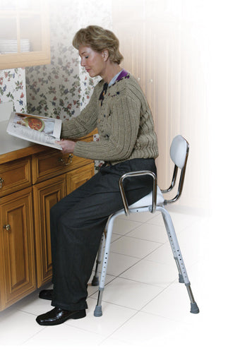 Load image into Gallery viewer, Kitchen (All-Purpose) Stool w/Adjustable Arms
