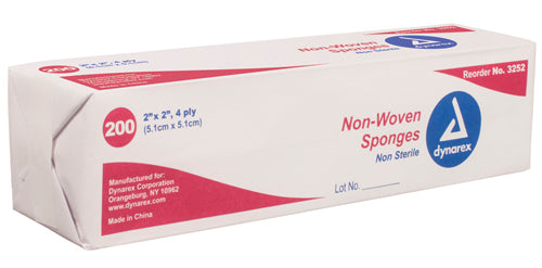 Load image into Gallery viewer, Non-Woven Sponge Sterile 2&#39;s 4 x4  4ply (25-2&#39;s/tray)
