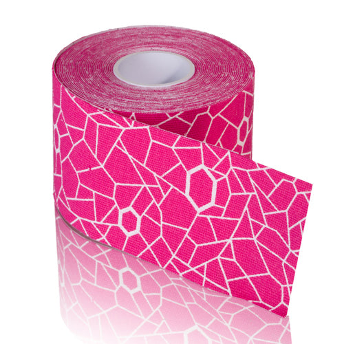 Load image into Gallery viewer, TheraBand Kinesiology Tape STD Roll 2 x16.4&#39; Pink/White
