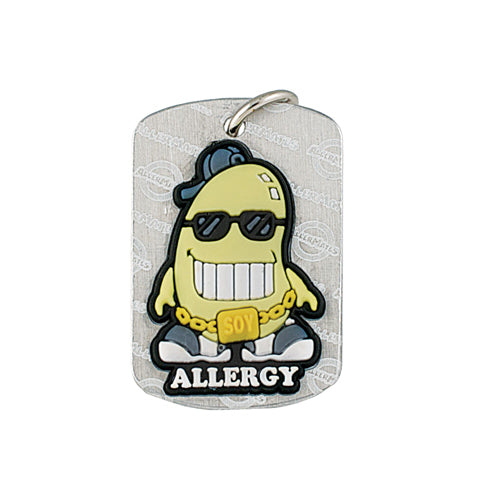 Load image into Gallery viewer, AllerMates Dog Tags Soy Cool Soy Allergy
