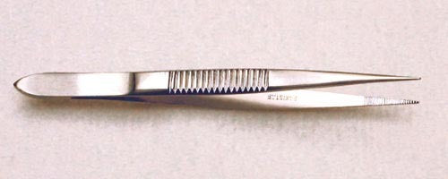 Load image into Gallery viewer, Splinter Forceps 4 1/2  Serrated
