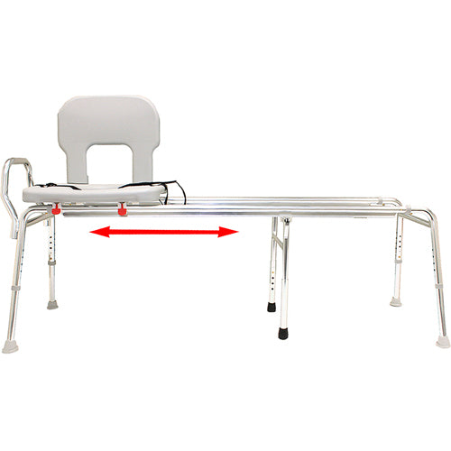 Load image into Gallery viewer, Toilet-to-Tub Sliding Transfer Bench  XX Long
