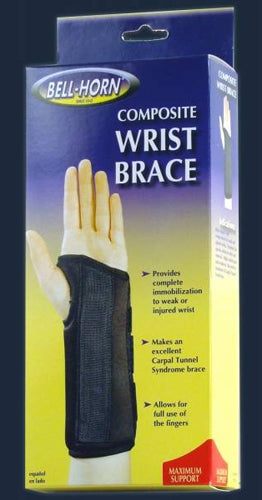 Composite Wrist Brace  Left Large  Wrist Circum: 7? -8?