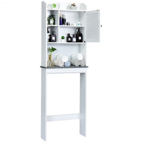 Load image into Gallery viewer, 3-Tier Bathroom Over-the-toilet Storage Cabinet with Adjustable Shelves

