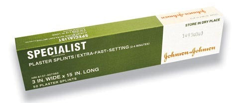 Load image into Gallery viewer, Specialist Plaster Splints X-Fast Setting 3 x15  Bx/50

