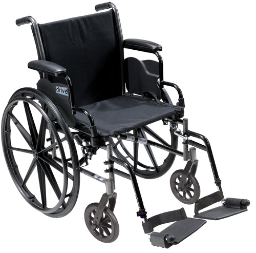 K3 Wheelchair Ltwt 18  w/DDA & S/A Footrests  Cruiser III