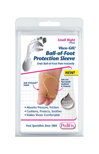 Visco-GEL Ball-of-Foot Protection Sleeve Large Left