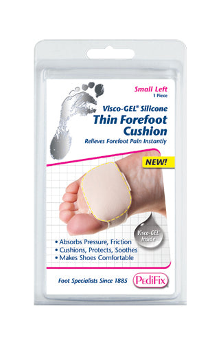 Load image into Gallery viewer, Visco-GEL Silicone Thin Forefoot Cushion Small Right
